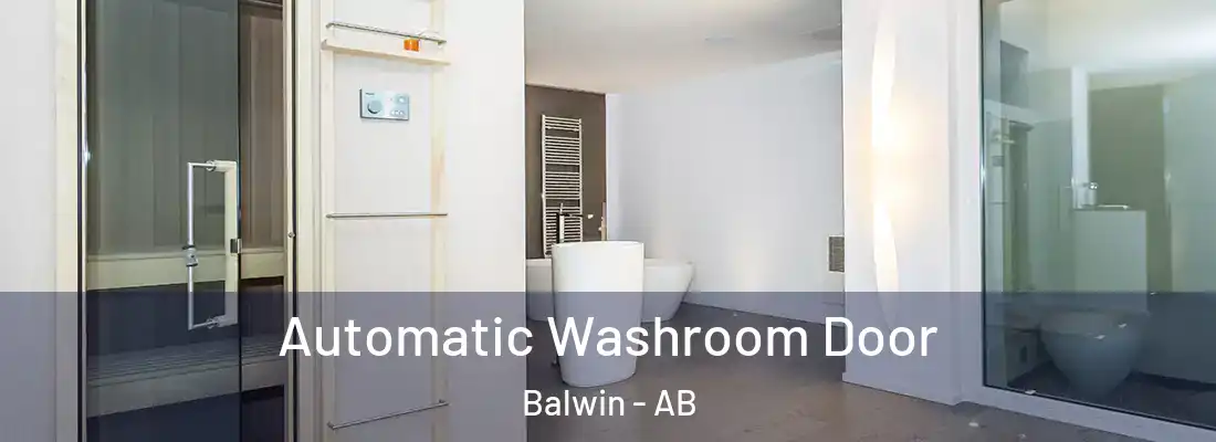  Automatic Washroom Door Balwin - AB