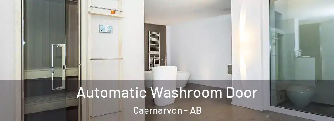  Automatic Washroom Door Caernarvon - AB