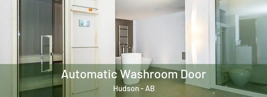  Automatic Washroom Door Hudson - AB