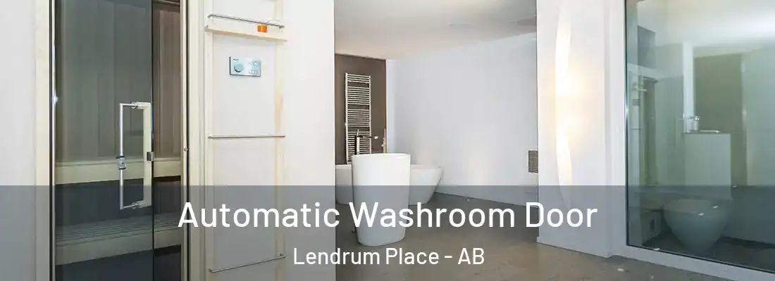  Automatic Washroom Door Lendrum Place - AB