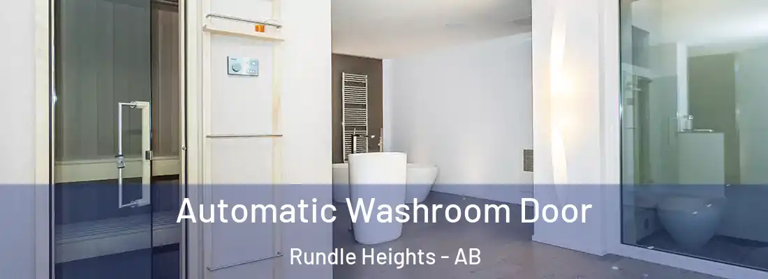  Automatic Washroom Door Rundle Heights - AB