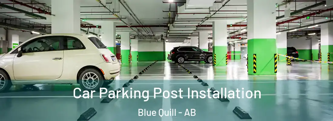  Car Parking Post Installation Blue Quill - AB