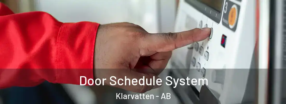  Door Schedule System Klarvatten - AB