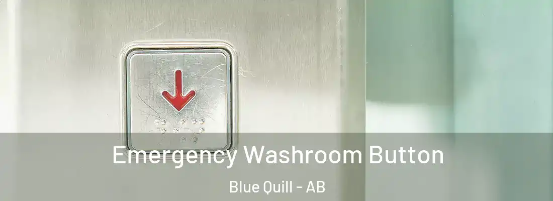  Emergency Washroom Button Blue Quill - AB