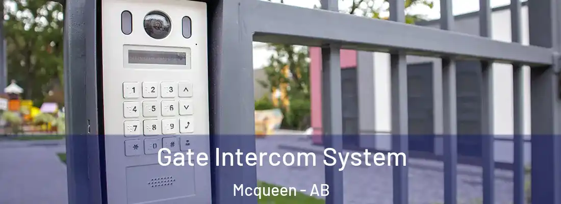  Gate Intercom System Mcqueen - AB