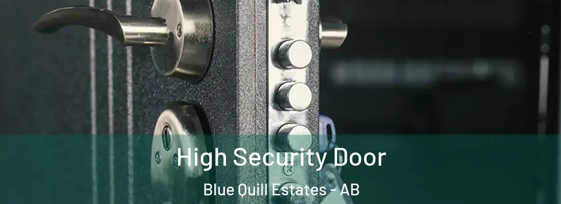  High Security Door Blue Quill Estates - AB
