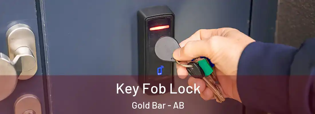 Key Fob Lock Gold Bar - AB