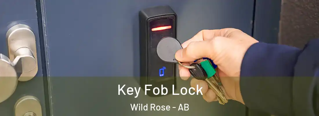  Key Fob Lock Wild Rose - AB