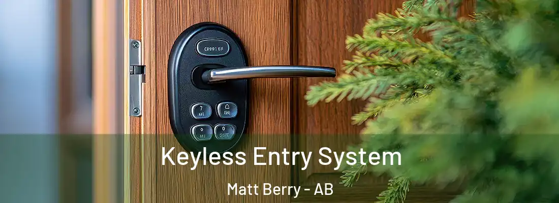  Keyless Entry System Matt Berry - AB