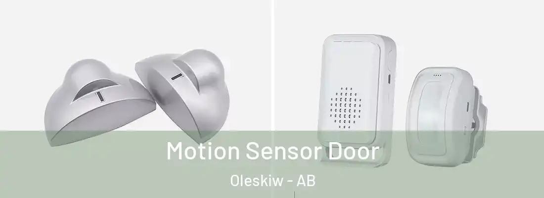  Motion Sensor Door Oleskiw - AB