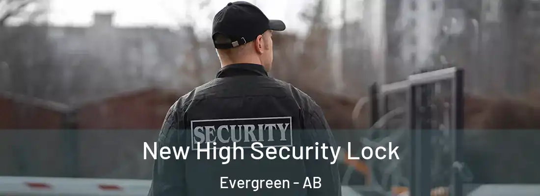  New High Security Lock Evergreen - AB