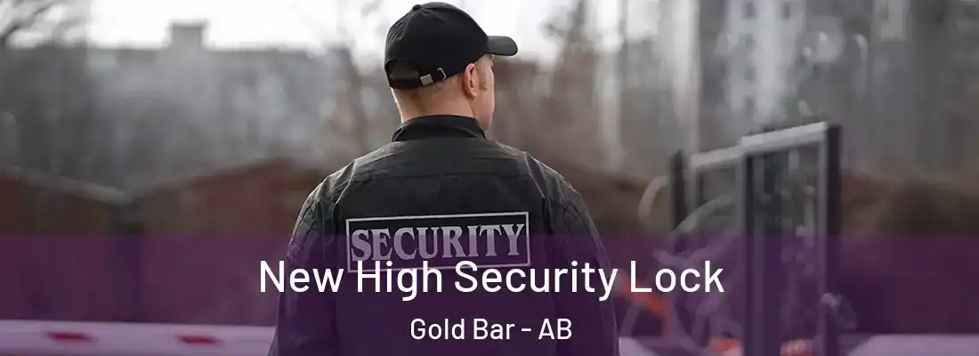  New High Security Lock Gold Bar - AB