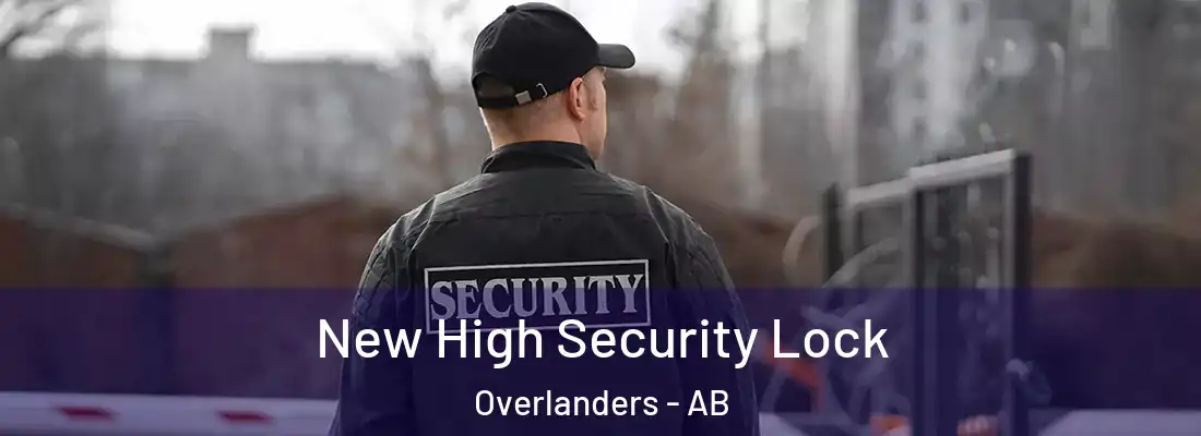  New High Security Lock Overlanders - AB