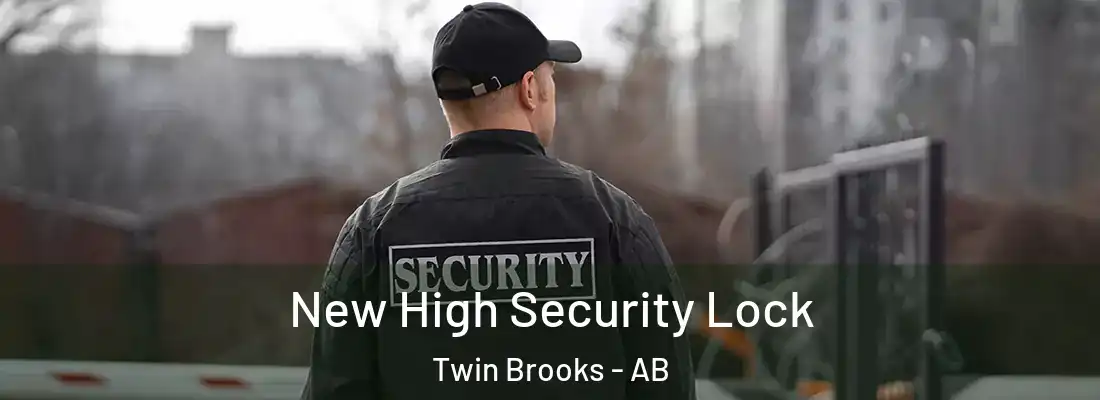  New High Security Lock Twin Brooks - AB