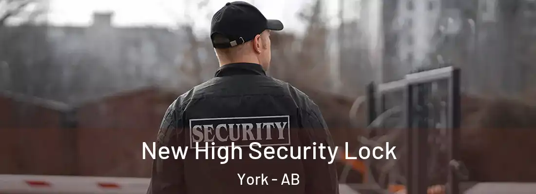  New High Security Lock York - AB
