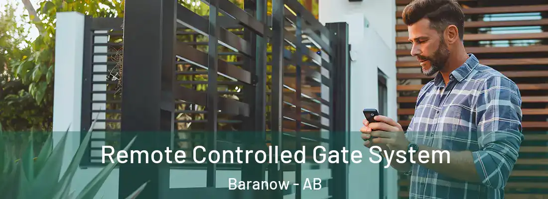  Remote Controlled Gate System Baranow - AB