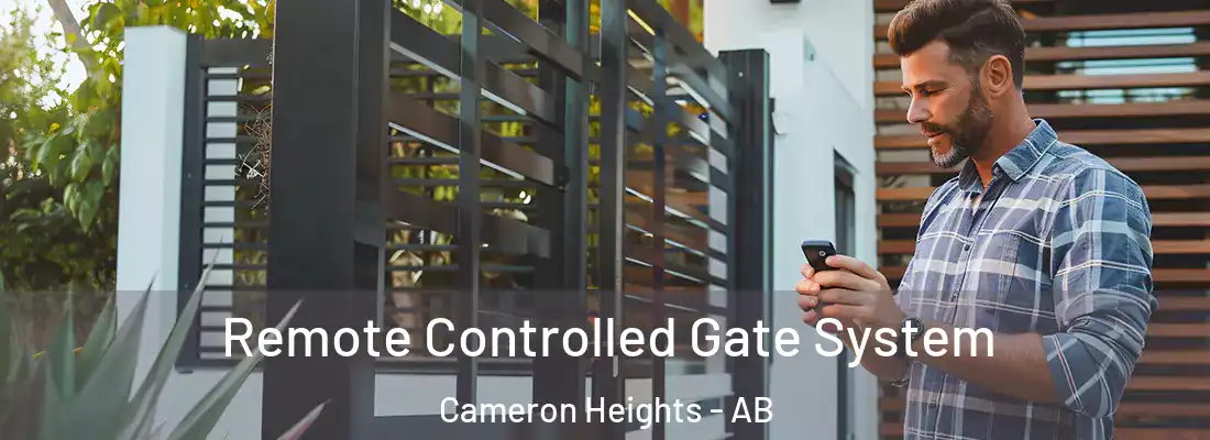  Remote Controlled Gate System Cameron Heights - AB