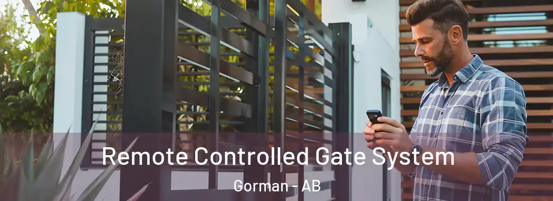  Remote Controlled Gate System Gorman - AB