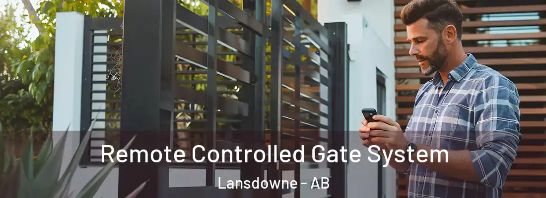 Remote Controlled Gate System Lansdowne - AB