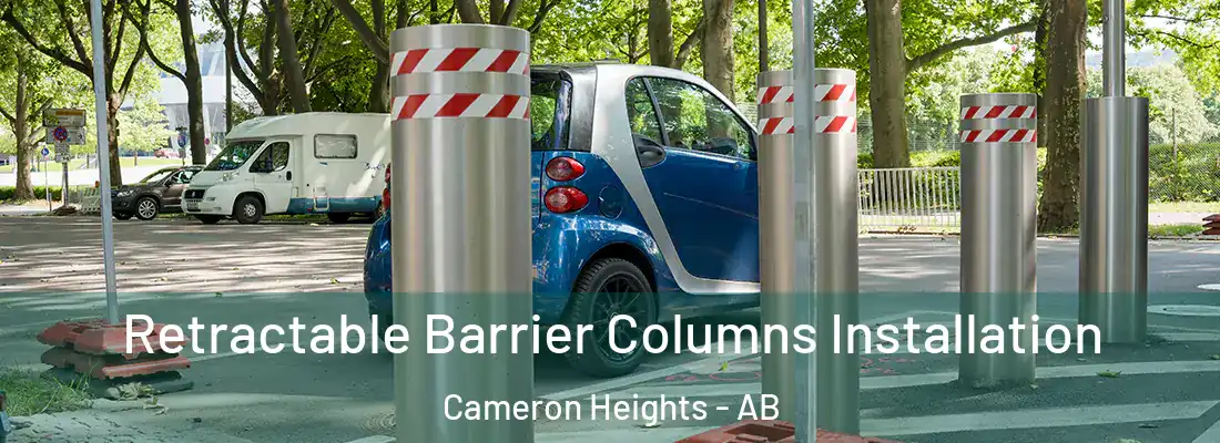  Retractable Barrier Columns Installation Cameron Heights - AB