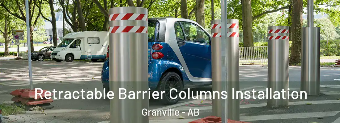  Retractable Barrier Columns Installation Granville - AB