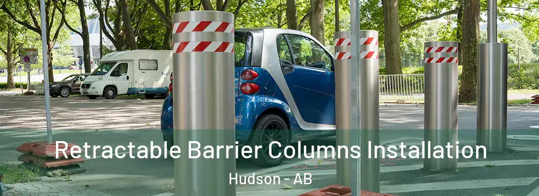  Retractable Barrier Columns Installation Hudson - AB