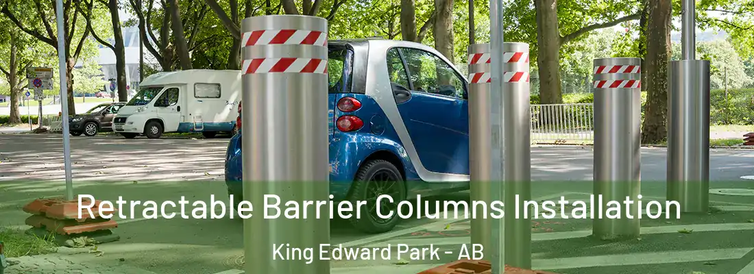  Retractable Barrier Columns Installation King Edward Park - AB