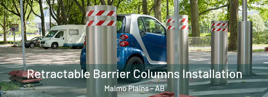  Retractable Barrier Columns Installation Malmo Plains - AB