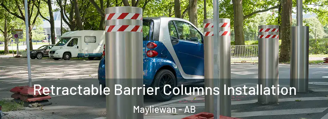  Retractable Barrier Columns Installation Mayliewan - AB