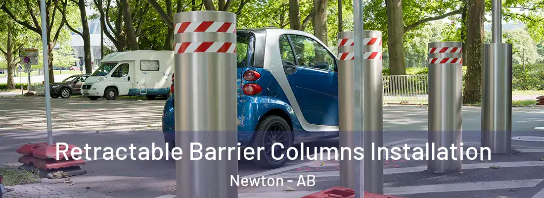  Retractable Barrier Columns Installation Newton - AB