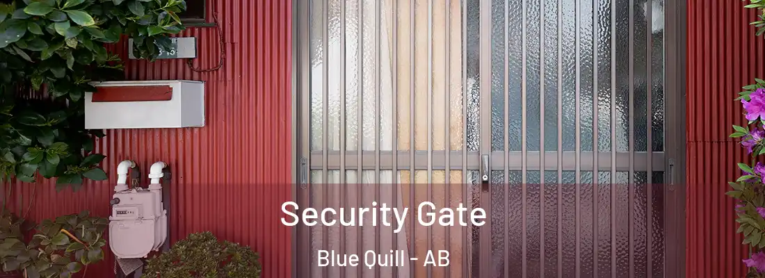  Security Gate Blue Quill - AB