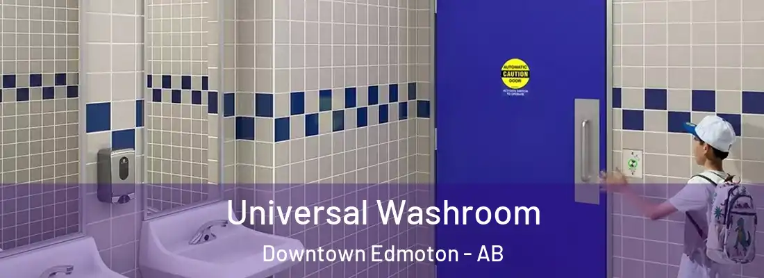  Universal Washroom Downtown Edmoton - AB